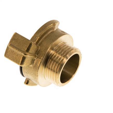 3/4'' GEKA Gartenschlauch-Kupplung aus Messing [2 Stück]