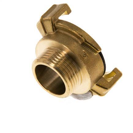 3/4'' GEKA Gartenschlauch-Kupplung aus Messing [2 Stück]