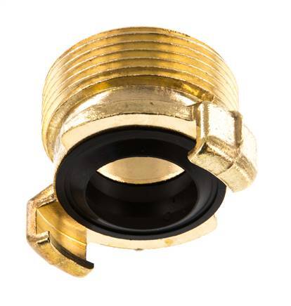 1 1/4''-Männchen GEKA Gartenschlauch-Messingkupplung