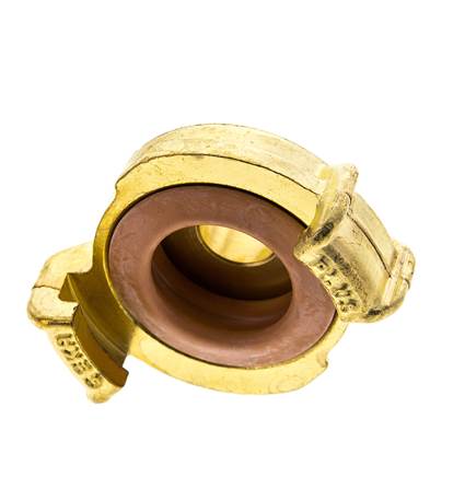 3/8'' GEKA-Gartenschlauch-Messingkupplung KTW
