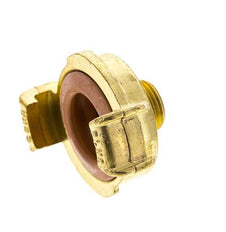 3/8'' GEKA-Gartenschlauch-Messingkupplung KTW