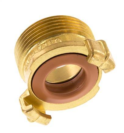 1 1/4'' GEKA-Gartenschlauch-Messing-Kupplung KTW