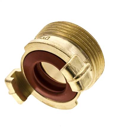 1 1/4'' GEKA-Gartenschlauch-Messing-Kupplung KTW