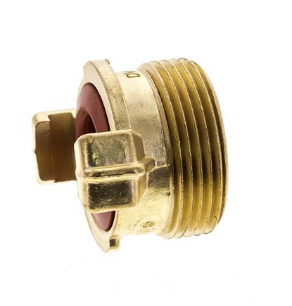 1 1/4'' GEKA-Gartenschlauch-Messing-Kupplung KTW