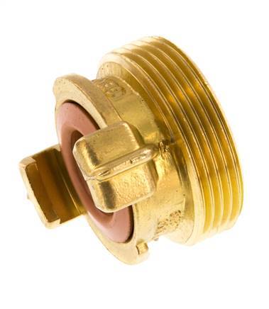 1 1/2'' Male GEKA Gartenschlauch Messingkupplung KTW