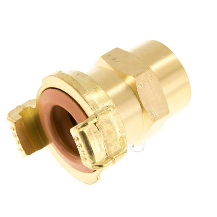 19 mm (3/4'') Schlauchbolzen GEKA Gartenschlauch Messingkupplung KTW Anschluss für Industrieschläuche