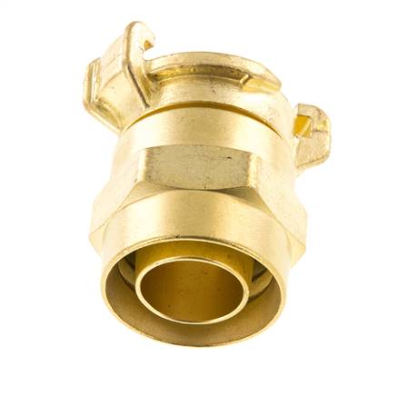 25 mm (1'') Schlauchbolzen GEKA Gartenschlauch Messingkupplung KTW Anschluss für Industrieschläuche