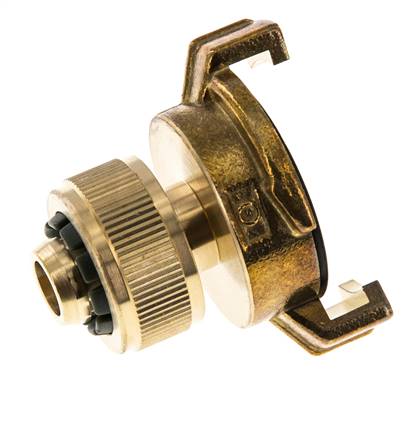 13 mm (1/2'') Hose Barb GEKA Gartenschlauch Messingkupplung Überwurfmutter