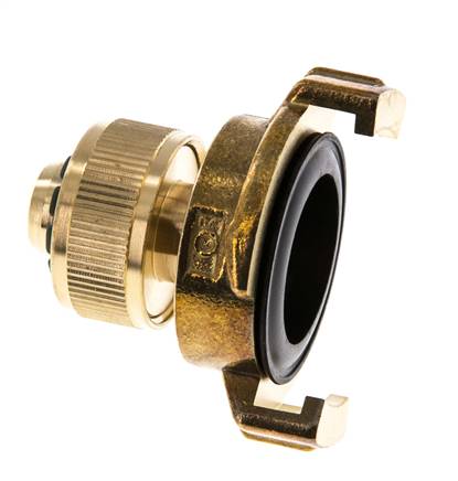 13 mm (1/2'') Hose Barb GEKA Gartenschlauch Messingkupplung Überwurfmutter