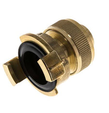 19 mm (3/4'') Hose Barb GEKA Gartenschlauch Messingkupplung Überwurfmutter