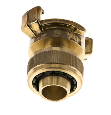 19 mm (3/4'') Hose Barb GEKA Gartenschlauch Messingkupplung Überwurfmutter