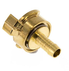 13 mm (1/2'') Hose Barb GEKA Gartenschlauch Messingkupplung Drehbar im entkuppelten Zustand