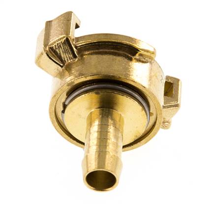 13 mm (1/2'') Hose Barb GEKA Gartenschlauch Messingkupplung Drehbar im entkuppelten Zustand