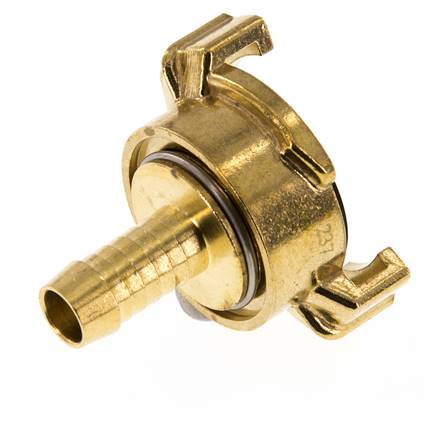 13 mm (1/2'') Hose Barb GEKA Gartenschlauch Messingkupplung Drehbar im entkuppelten Zustand