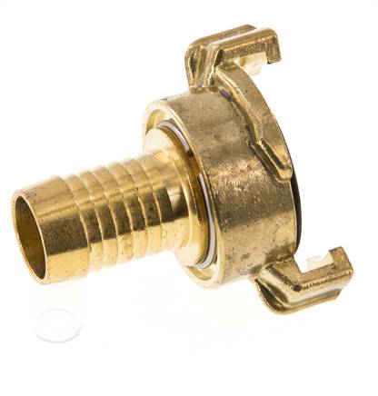19 mm (3/4'') Hose Barb GEKA Gartenschlauch Messingkupplung Drehbar im entkuppelten Zustand