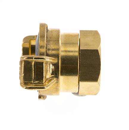 3/4'' GEKA Gartenschlauchkupplung aus Messing drehbar