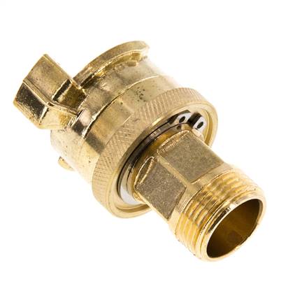 3/4'' Sicherheits-GEKA-Gartenschlauch-Messingkupplung