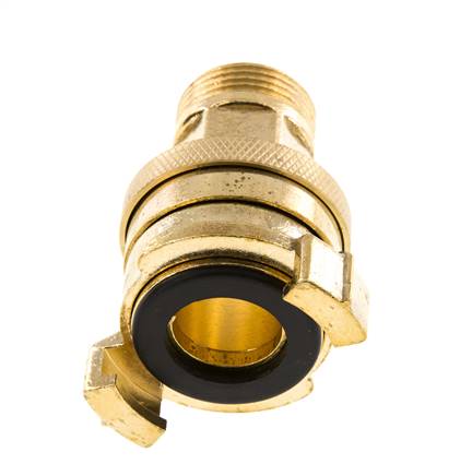 3/4'' Sicherheits-GEKA-Gartenschlauch-Messingkupplung