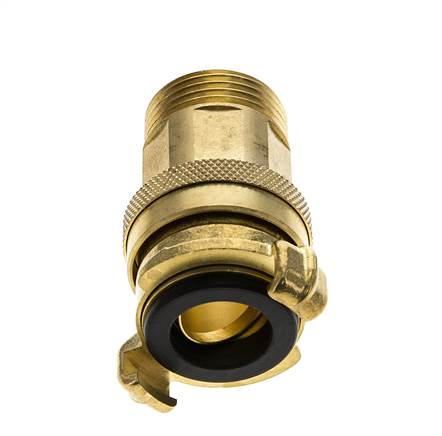 1'' Sicherheits-GEKA-Gartenschlauch-Messingkupplung