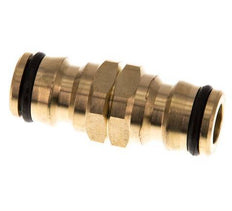 Brass 2x Garden Hose Plug [2 Pieces]