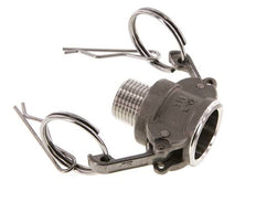 Camlock DN 15 (1/2'') Edelstahlkupplung R 1/2'' Außengewinde Typ B MIL-C-27487