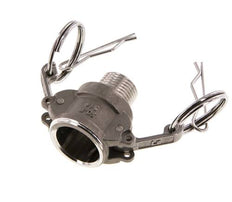 Camlock DN 15 (1/2'') Edelstahlkupplung R 1/2'' Außengewinde Typ B MIL-C-27487