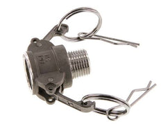 Camlock DN 15 (1/2'') Edelstahlkupplung R 1/2'' Außengewinde Typ B MIL-C-27487
