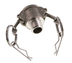 Camlock DN 15 (1/2'') Edelstahlkupplung R 1/2'' Außengewinde Typ B MIL-C-27487