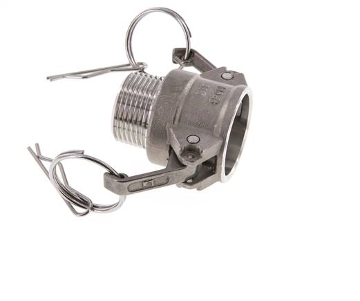 Camlock DN 25 (1'') Edelstahlkupplung R 1'' Außengewinde Typ B MIL-C-27487