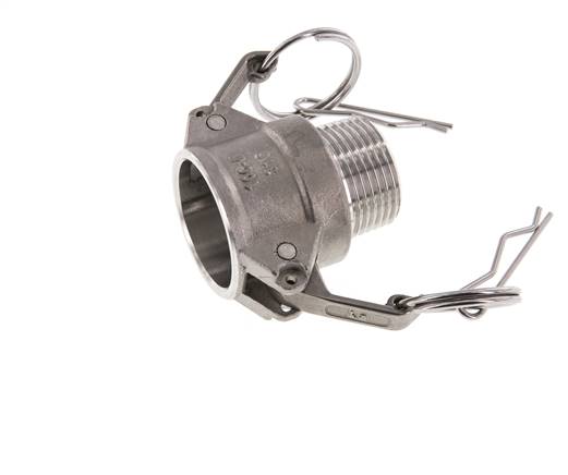 Camlock DN 25 (1'') Edelstahlkupplung R 1'' Außengewinde Typ B MIL-C-27487