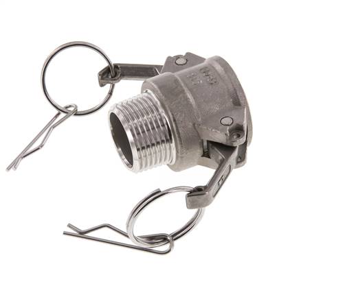 Camlock DN 25 (1'') Edelstahlkupplung R 1'' Außengewinde Typ B MIL-C-27487