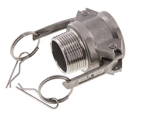 Camlock DN 32 (1 1/4'') Edelstahlkupplung R 1 1/4'' Außengewinde Typ B MIL-C-27487