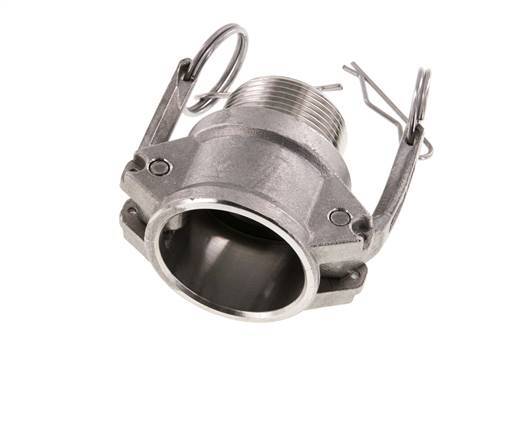 Camlock DN 32 (1 1/4'') Edelstahlkupplung R 1 1/4'' Außengewinde Typ B MIL-C-27487