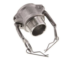 Camlock DN 32 (1 1/4'') Edelstahlkupplung R 1 1/4'' Außengewinde Typ B MIL-C-27487
