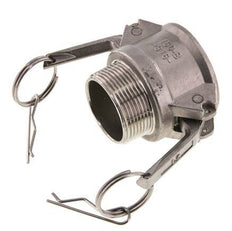 Camlock DN 40 (1 1/2'') Edelstahlkupplung R 1 1/2'' Außengewinde Typ B MIL-C-27487