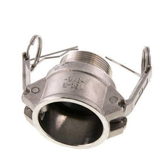 Camlock DN 40 (1 1/2'') Edelstahlkupplung R 1 1/2'' Außengewinde Typ B MIL-C-27487