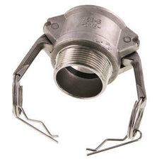 Camlock DN 40 (1 1/2'') Edelstahlkupplung R 1 1/2'' Außengewinde Typ B MIL-C-27487