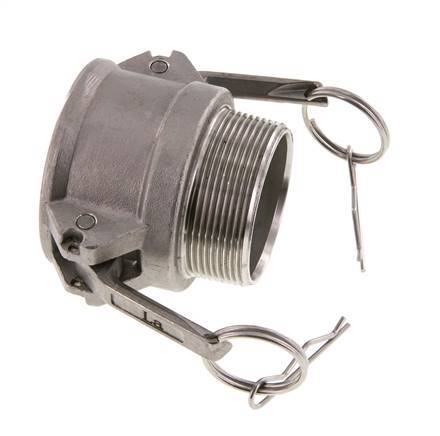 Camlock DN 50 (2'') Edelstahlkupplung R 2'' Außengewinde Typ B MIL-C-27487