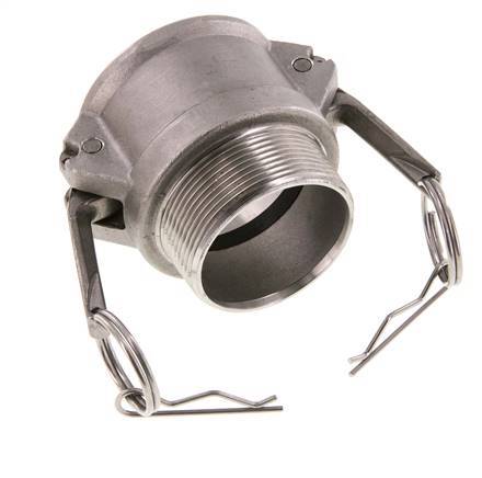 Camlock DN 50 (2'') Edelstahlkupplung R 2'' Außengewinde Typ B MIL-C-27487