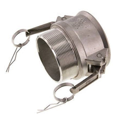 Camlock DN 75 (3'') Edelstahlkupplung R 3'' Außengewinde Typ B MIL-C-27487