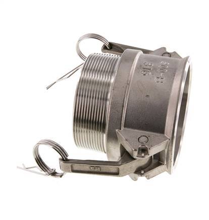 Camlock DN 75 (3'') Edelstahlkupplung R 3'' Außengewinde Typ B MIL-C-27487