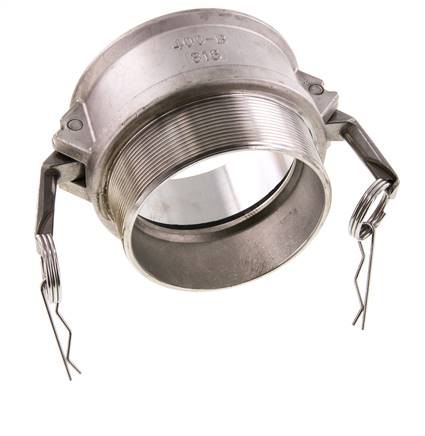 Camlock DN 90 (4'') Edelstahlkupplung R 4'' Außengewinde Typ B MIL-C-27487