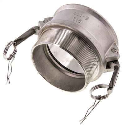Camlock DN 90 (4'') Edelstahlkupplung R 4'' Außengewinde Typ B MIL-C-27487