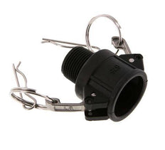 Camlock DN 20 (3/4'') Polypropylen-Kupplung R 3/4'' Außengewinde Typ B MIL-C-27487