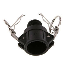 Camlock DN 20 (3/4'') Polypropylen-Kupplung R 3/4'' Außengewinde Typ B MIL-C-27487