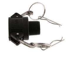 Camlock DN 20 (3/4'') Polypropylen-Kupplung R 3/4'' Außengewinde Typ B MIL-C-27487