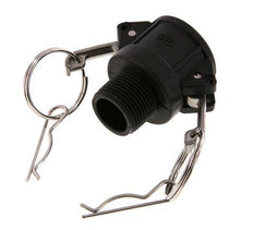 Camlock DN 20 (3/4'') Polypropylen-Kupplung R 3/4'' Außengewinde Typ B MIL-C-27487