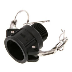 Camlock DN 25 (1'') Polypropylen-Kupplung R 1'' Außengewinde Typ B MIL-C-27487