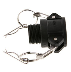 Camlock DN 25 (1'') Polypropylen-Kupplung R 1'' Außengewinde Typ B MIL-C-27487