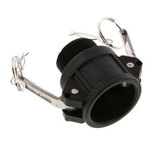 Camlock DN 32 (1 1/4'') Polypropylen-Kupplung R 1 1/4'' Außengewinde Typ B MIL-C-27487